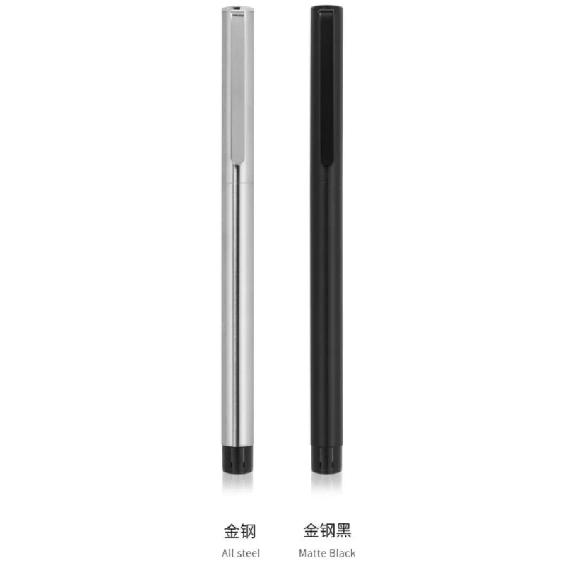 Fountain Pen 0.38mm Extra Fine Nib Extremely Black Metal Business Office Writing Calligraphy Pens