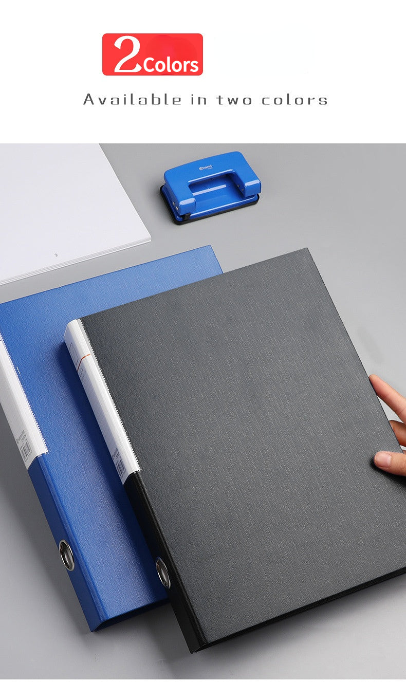 2/3 Hole A4 Ring Binder File Folder Document Storage Thickened Large-capacity A4 File Folders Display Book
