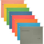 8 Pieces A4 Suspension Folders Hanging File Folder Office Supplies Document Holder ganizer Fits Filing Cabinets Bright Storage