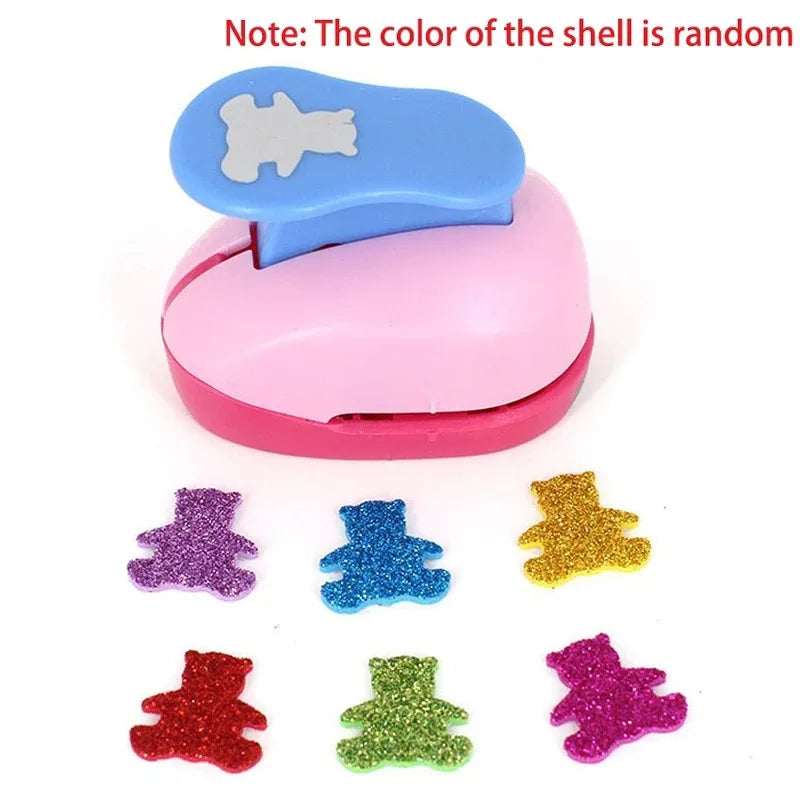 Flower Punch 5×3×4.5cm, Labor-Saving Paper Punch for Kids, DIY Scrapbooking & Embossing Tool for EVA Foam Crafts