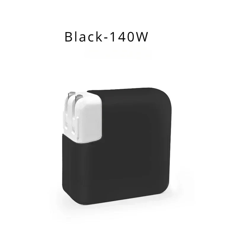 Travel Silicone Case for MacBook Charger 29-140W Adapter Cover Pro/Air Power Brick Organizer Apple Laptop Protection