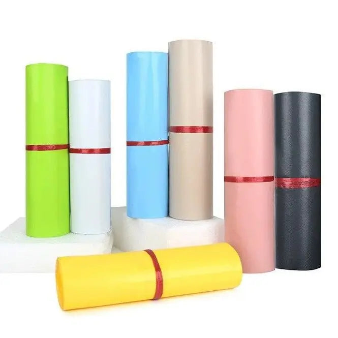 20PCS Courier Bag Envelope Green Packaging Delivery Bag Waterproof Self Adhesive Seal Pouch Mailing Bags Plastic Transport Bag