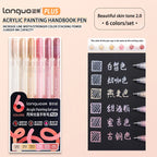 Languo 6/24/36/54/72/90 colors Acrylic Painting Handbook Pens Multi-Color Gel Pen Student Neutral Pen Writing Marker Stationery