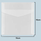 50pcs/lot Translucent Envelopes European Sulfuric Acid Paper Envelope for Wedding Invitation Business Supplies Giftbox Storage