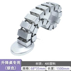 Wire Spine Cable Sleeve Under Desk Cable Tray Wire Management Workstation Snake Wire Organizer Management Cleaning Pipe Conduit