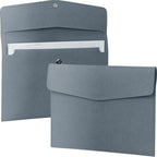 A4 Portable File Storage Bag Durable PU Material Expandable Folder - Popular File Storage Manager