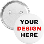 Round 58mm Custom Your Logo Pins Badge Personalized Tinplate Brooches Bag Decoration Label Badges Customize Gift For Kids