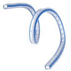 Durable Bendable Flexible Curve Ruler Double Side Graduated Plastic Metric Ruler Blue White Soft Measuring Tool Sewing