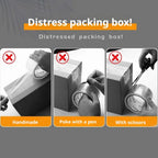 Metal Packing Tape Dispenser 2inch Wide Tape Dispensers, Wide Packing Packaging Sealing Tape Cutter with Safety Protection