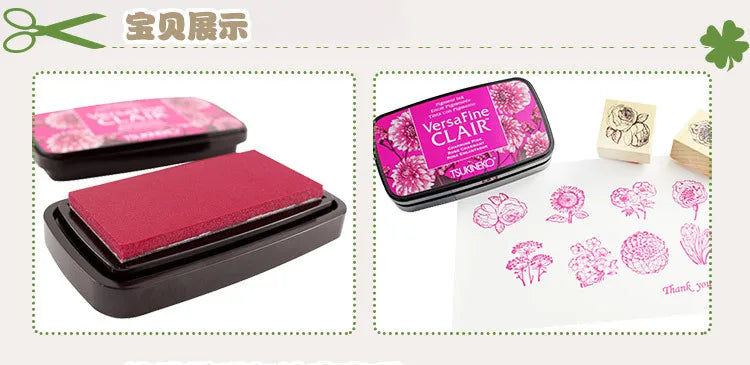 Quick Dry Detail Ink Pad DIY Making Greeting Cards Smearing Stamps Tsukineko VersaFine CLAIR