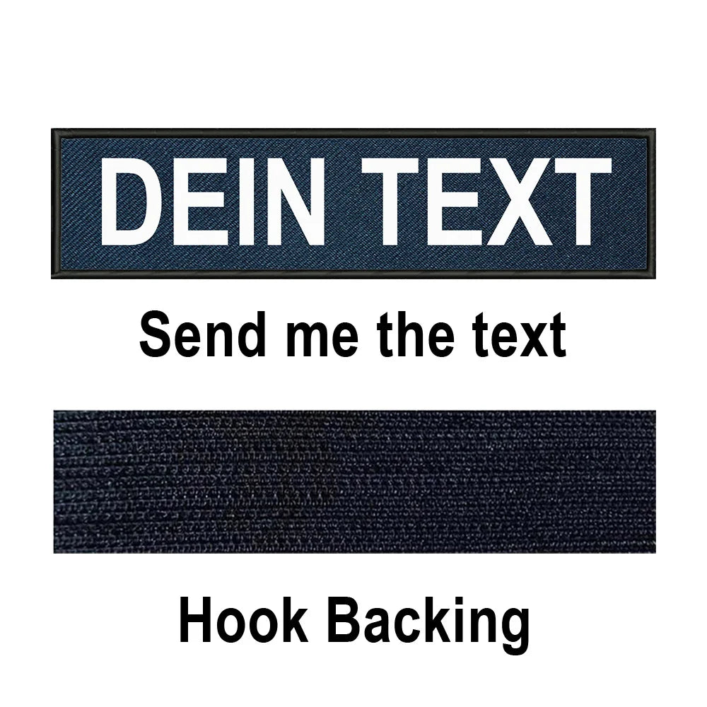 Custom Name Patch Personalized Tactical Military Patches Customized Stripes Badge Tags For Clothes Jacket Backpack Dog Collar