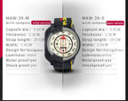 KANPAS WristBand Compass, Outdoor Magnetic Wrist Compass, Powerful Luminous Compass,South Hemisphere Available MAW-39-M/SKANPAS