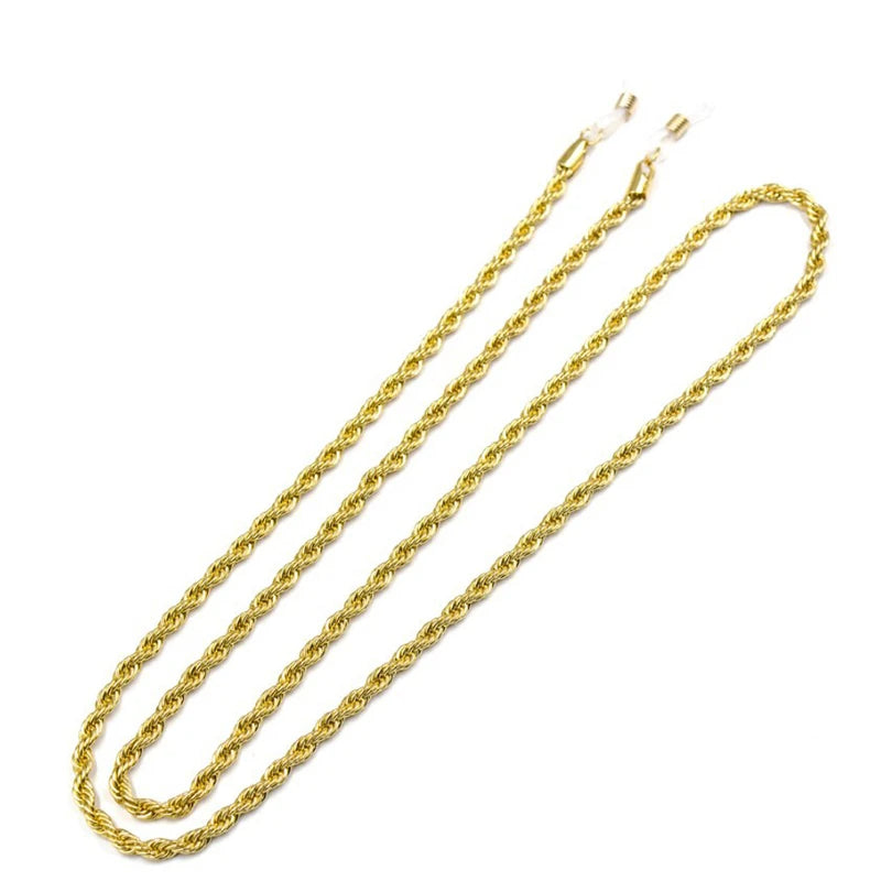 Fashion Reading Glasses Chain for Women Metal Sunglasses Cords Eyeglass Lanyard Hold Straps Eyewear Retainer