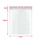 Bulk 50 Shockproof White Foam Envelope Bag Self-sealing Padded Mail Bubble Bag Envelope Shipping Office Packaging Parcel