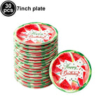 Watermelon Party Tablecloth Plastic TableCover One in a Melon Theme Girl Birthday Decoration 1st 2nd 3th Birthday Party Supplies
