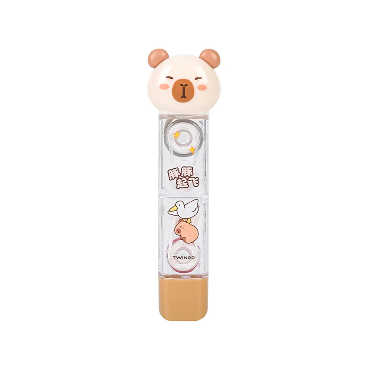 1pc Lovely Capybara Correction Tape, Creative Hand Holding Style Masking Dustproof Correction Tape Portable School Supplies