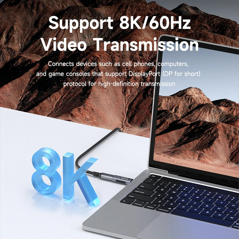 Hagibis LED Display 240W USB C Adapter Type C to USB C USB4 Connector 40Gbps 8K@60Hz for Thunderbolt 4/3 iPhone 15/16/17 Macbook