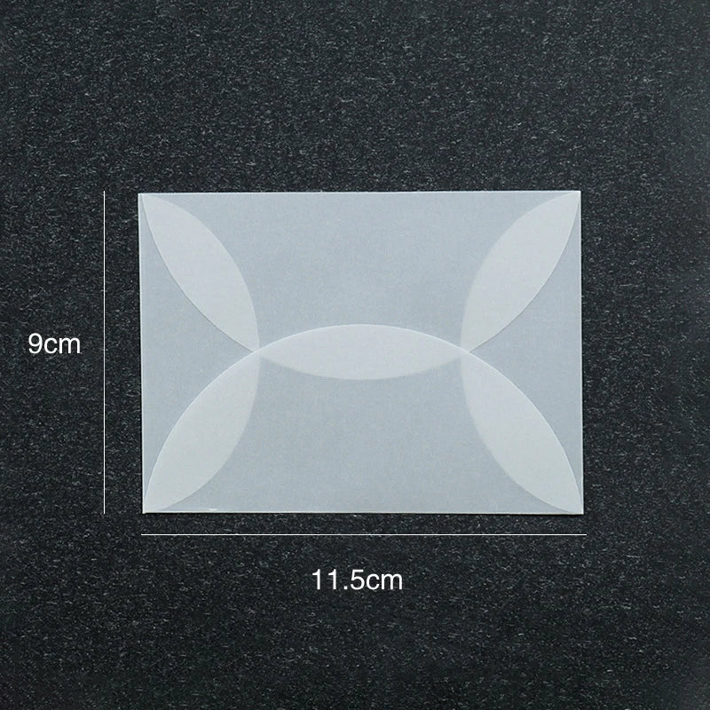 50pcs/lot Blank Translucent Envelope for Invitations Postcards European Giftbox Message Card Letters Business Wedding Envelopes