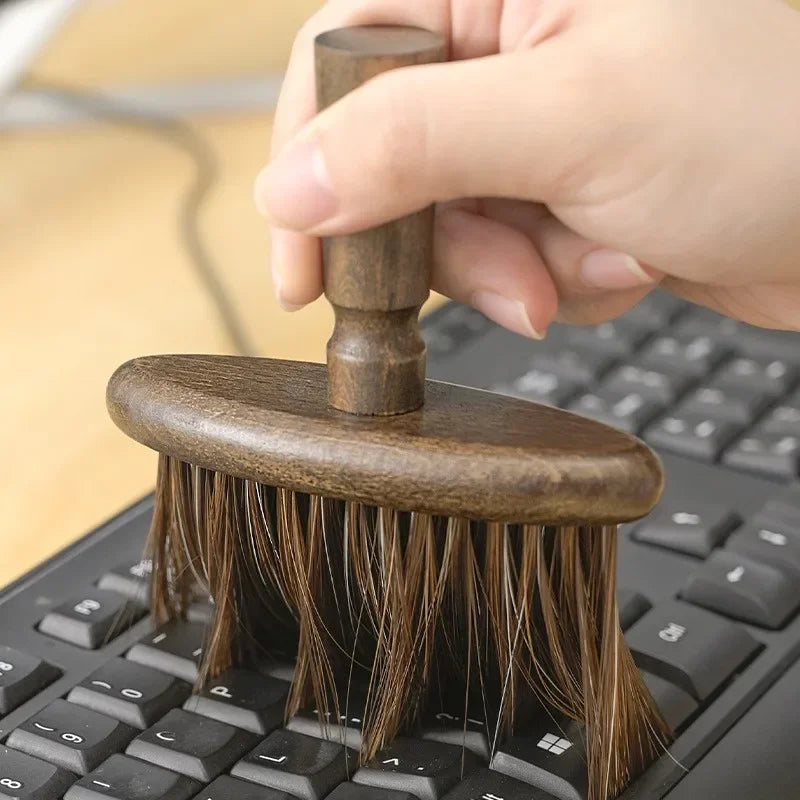 Multifunctional Gap Cleaning Wooden Brush Soft Bristles Keyboard Cleaning Brush Car Interior Cleaning Tools