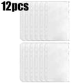2/6/12Pcs Waterproof A6 6-Hole Binder Pockets Waterproof PVC Cash Budget Envelopes Zipper Binder Pouches for Notebook Planner