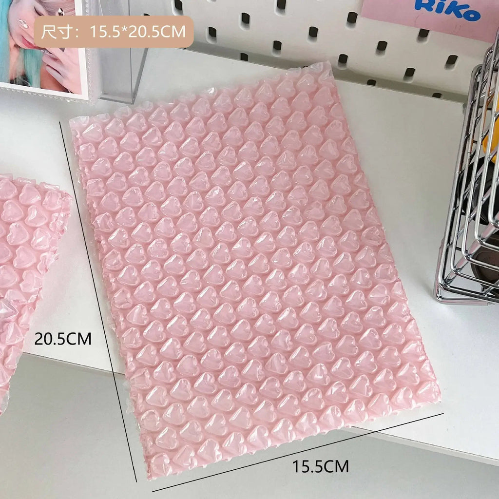 10Pcs Heart Shaped Bubble Mailers Padded Envelopes Packaging Bags For Business Bubble Mailers Shipping Packaging Bag