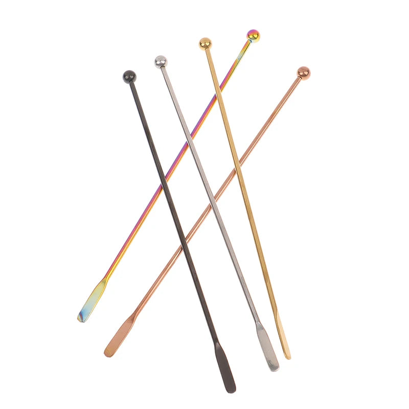 1Pc Stainless Steel Stirring Rod Coffee Yogurt Honey Stir Bartender Mixing Stirrers Creative Eco-Friendly Bar Kitchen Supplies