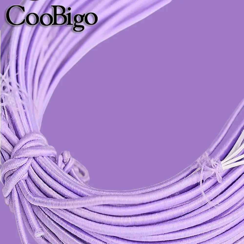 5 Meters 1mm 2mm 3mm Round Elastics Bungee Shock Cord Elastic Rope Rubber Band Strap String Cordon Shoelaces Sewing Accessories