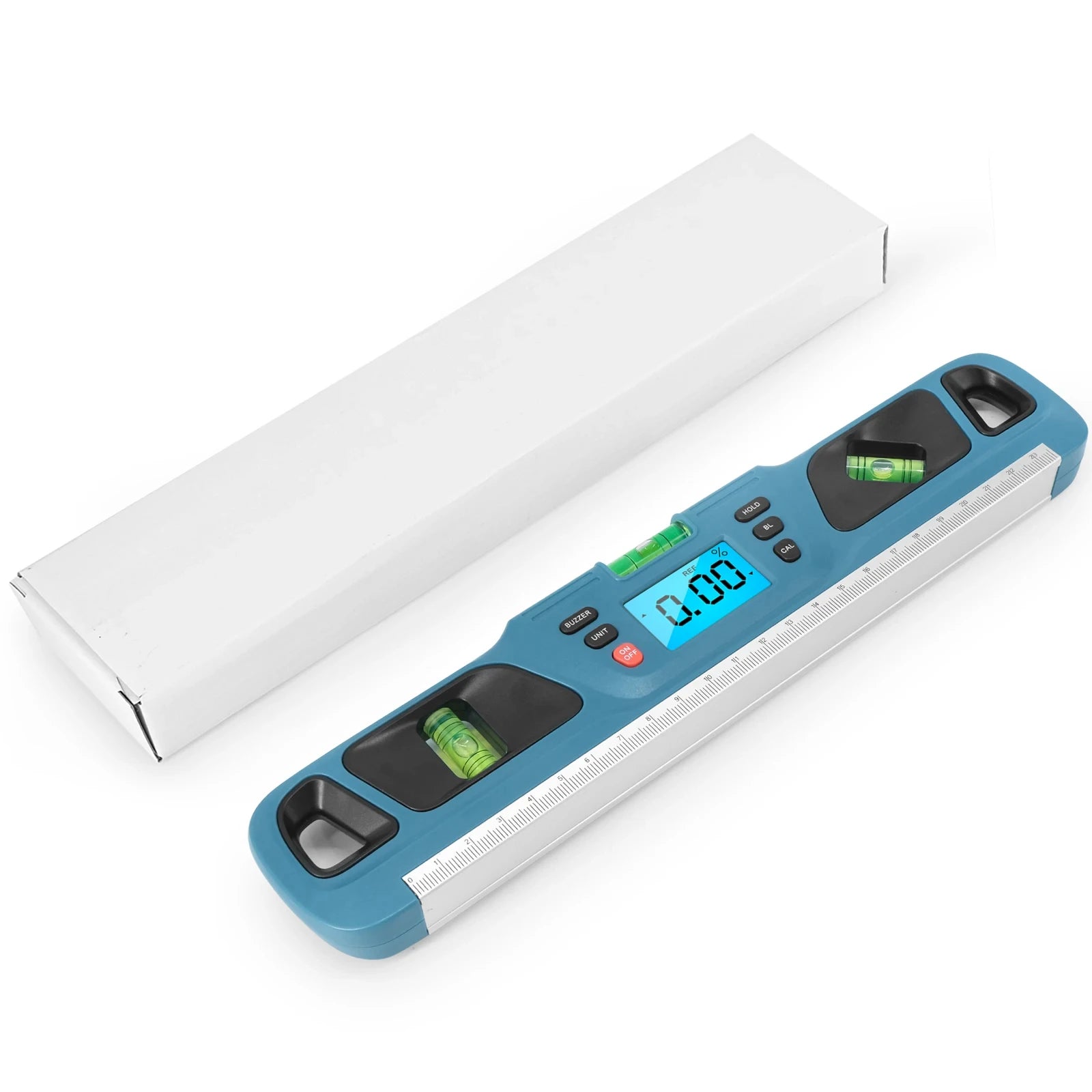 Digital Spirit Level Inclinometer Horizontal Scale Ruler Electronic LED Display Protractor Magnetic Base Measuring Tools