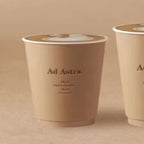 Milk Tea Cup Thickened Paper Cups Hot and Cold Tea Drinks with Lid High-end and Classy Good Sealing Performance Leak-proof
