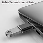 Type C To USB 3.0 Adapter Metal Charging Stable Data Transmission File Reading Light for Iphone Macbook Xiaomi Samsung Connector