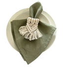 Set Of 6 40x40cm Table Cloth Napkins Durable Polyester Thicken Placemat Reusable for Kitchen Dining  Wedding Decoration