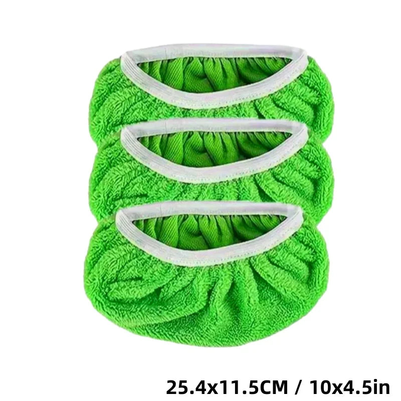 Kitchen Cleaning Accessories Flooring Cleaning Cloths Mop Head Replacement Washable Rag Towel Reusable Microfiber Mop Pads