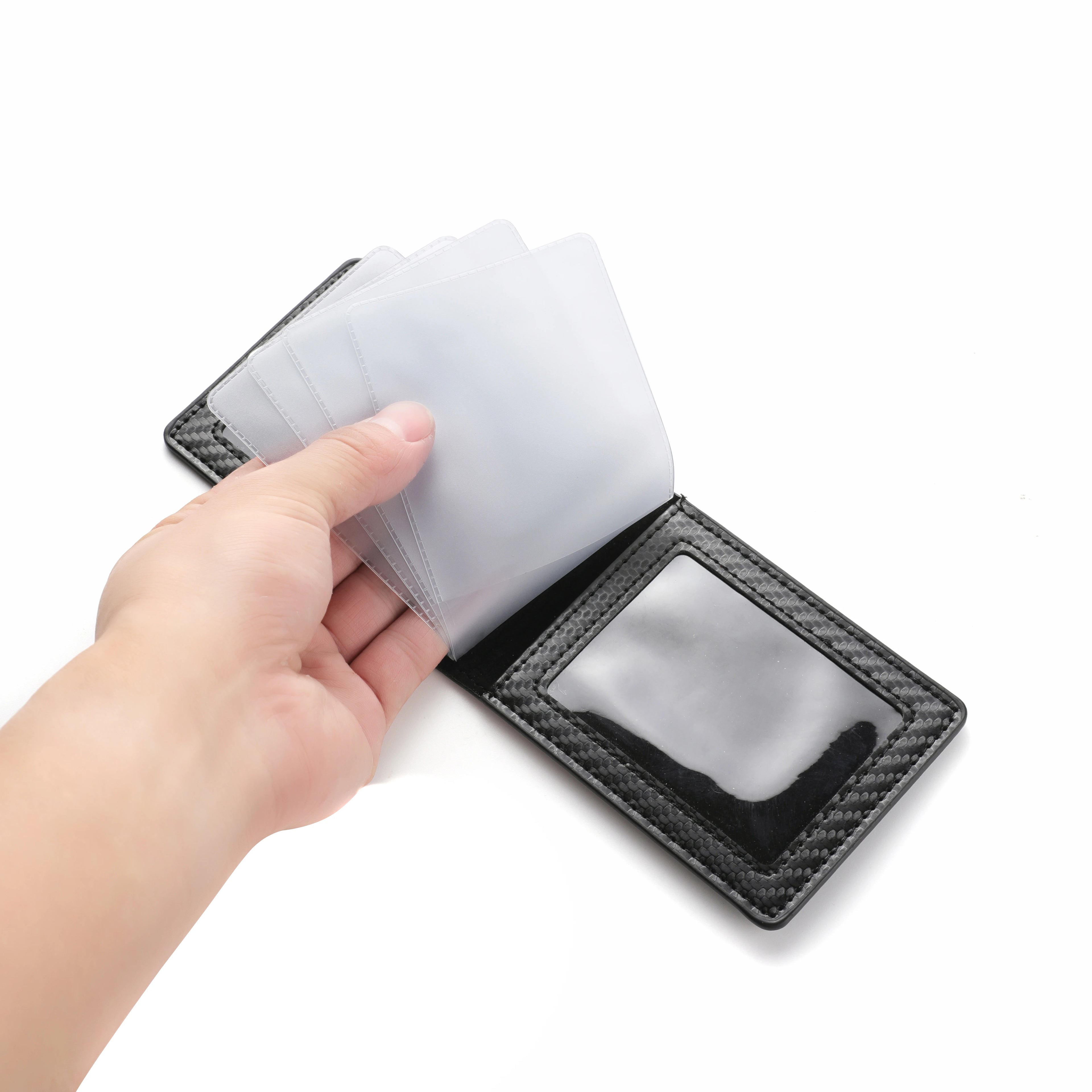 Men's credit card Card holder Carbon Fiber Men's Business Slim card holder