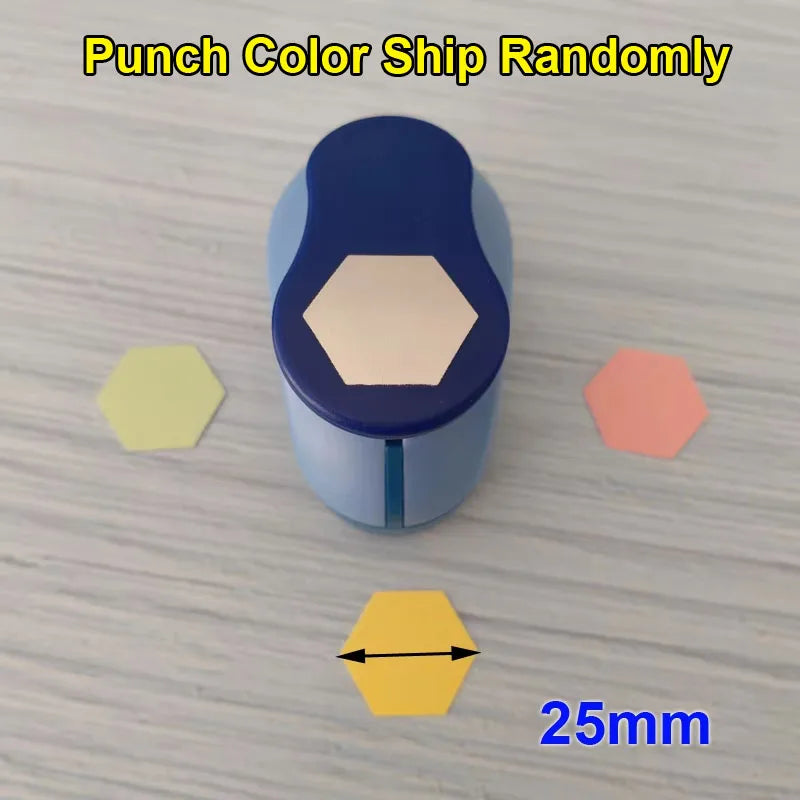 Hexagon Punch Paper Cutter Crafts Scrapbook Embossing Device Hole Punches Cortador De Papel