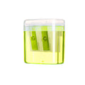 A color random student two-hole pencil sharpener for children's school supplies - a must-have for starting school