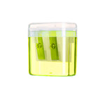 A color random student two-hole pencil sharpener for children's school supplies - a must-have for starting school