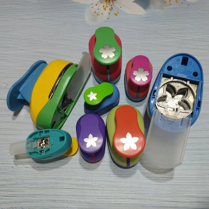 49mm 37mm 2.5cm 1.6cm Sakura Petal Craft Hole Punch Scrapbooking School Paper Puncher EVA Cutting Tool Child DIY Cutter