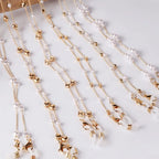 Fashion Pearl Sunglasses Chain Wearing Neck Holding Beaded Lanyard Cord Masks Sunglass Reading Glasses Chain Eyewear Accessories
