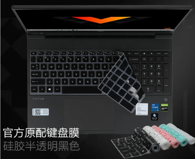 Silicone Laptop keyboard cover  for HP Victus 15 2022 2021 Gaming Laptop 15-fb0019ax  15-fa0000ni 15-fa0006ni 15-fa 15.6 inch