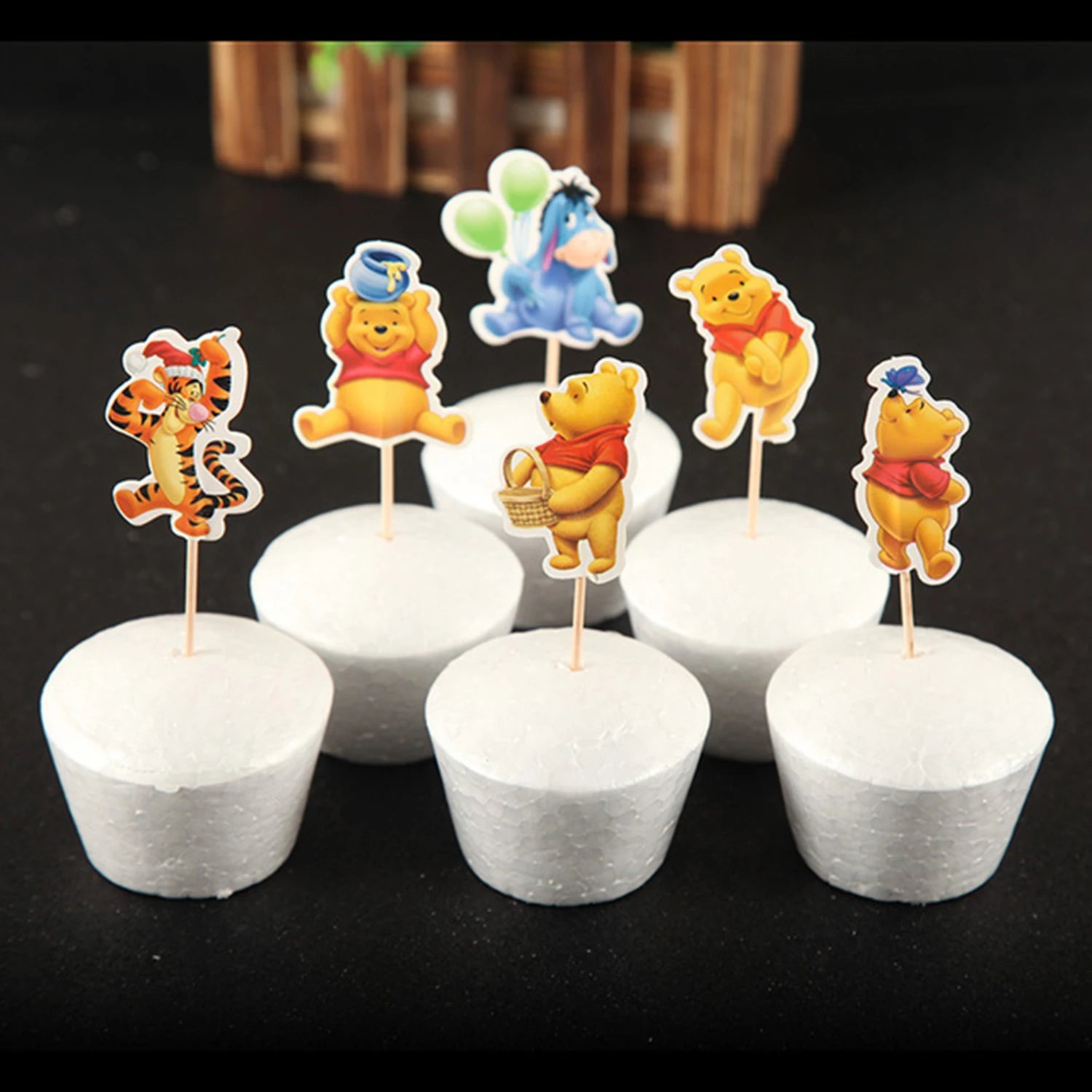 Winnie The Pooh Birthday Party Decoration Plates Napkins Table Cover Balloons Banner Baby Shower Serves 10 Guests Baby Shower
