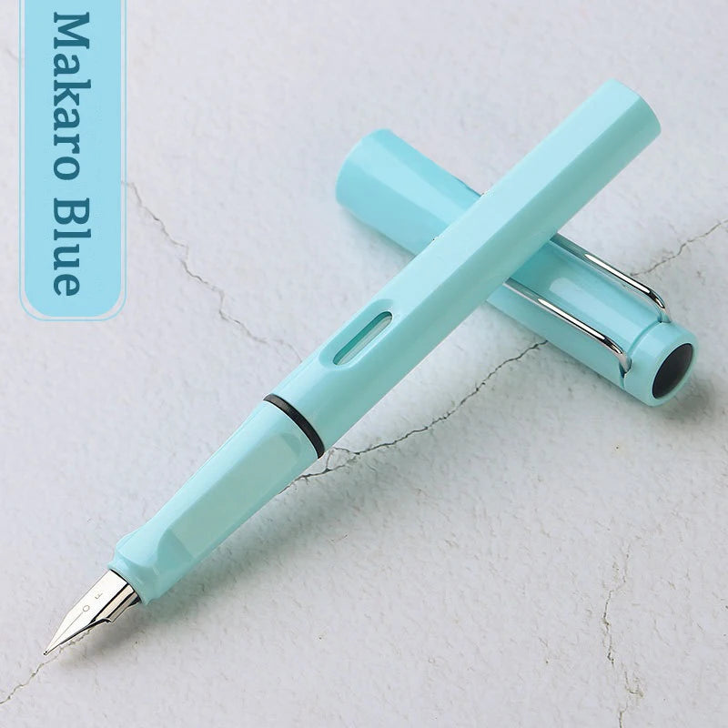 High-Quality Calligraphy Fountain Pen Luxury Ink Cartridge Writing Office School Supplies for Students