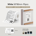 1 Roll NIIMBOT White/Cold Thermal Adhesive Label for B1 B21 B3S B31 B4 Anti-Oil Tear-Resistant Price Tag Home Bussiness Use