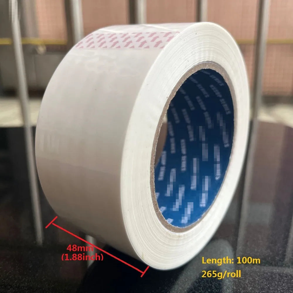 Premium BOPP Packaging Tape 2"x110yd Heavy Duty Waterproof Tear-Resistant Strong Adhesive for Carton Boxes Sealing Multicolor
