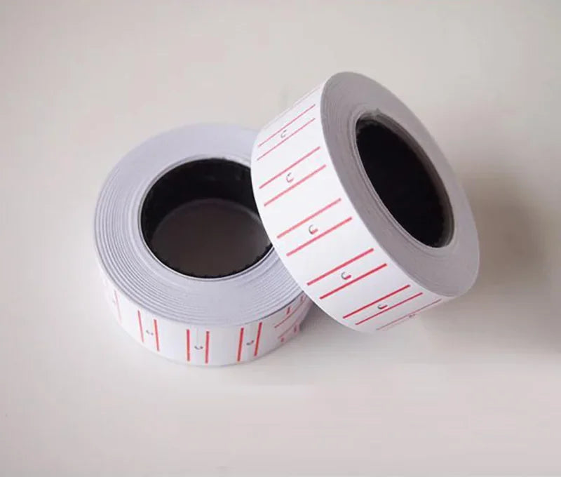 Retail One Roll Paper Colored  Adhesive Price Sticker Price Label Refill for MX-5500 Price Tag Gun Lableller Counter Accessories