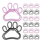 20pcs Cute Cat Claw Paper Clips Creative Pink Black Metal Paperclip Cartoon Bookmark Binder Office Stationery Binding Supplies