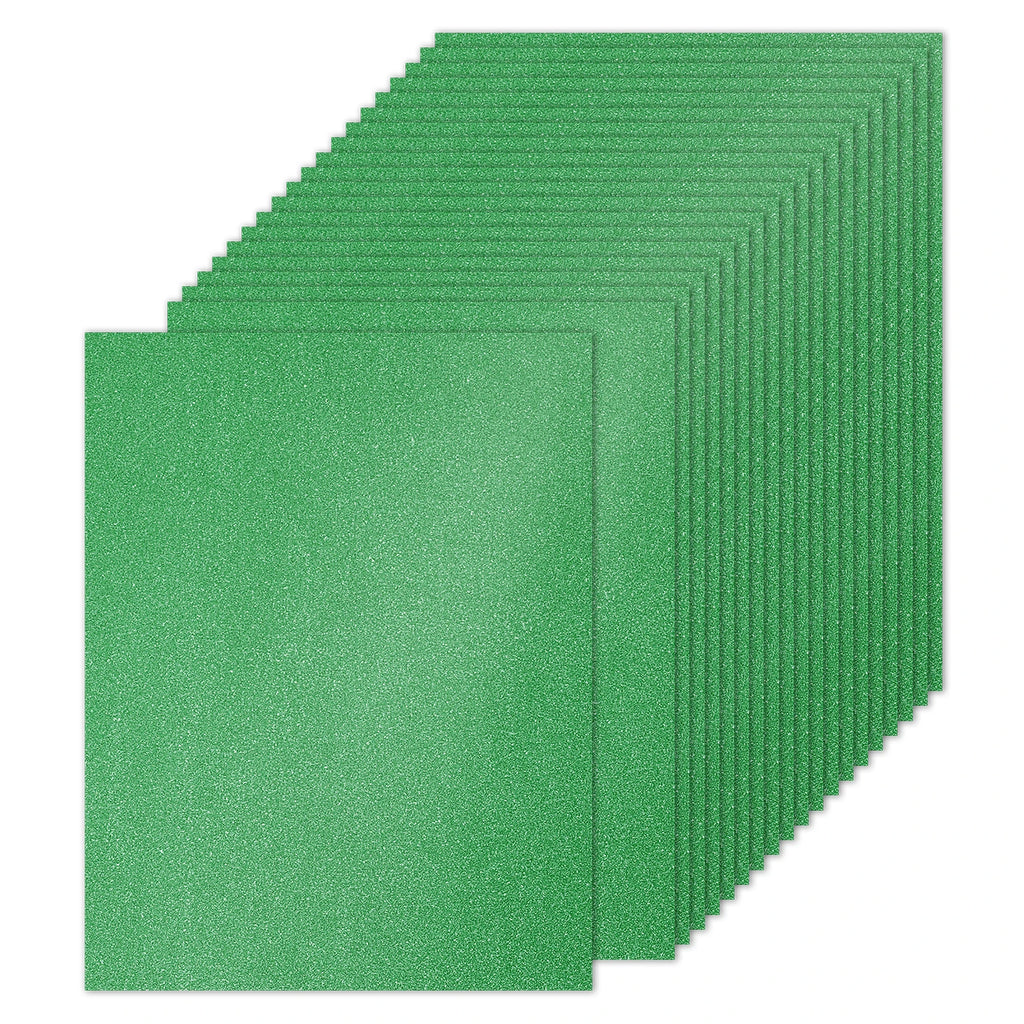 20 Sheets 250gsm Glitter Cardstock Paper Rectangle Premium Sparkly Paper Craft Cardstock Paper for Scrapbook Cards DIY Party Art