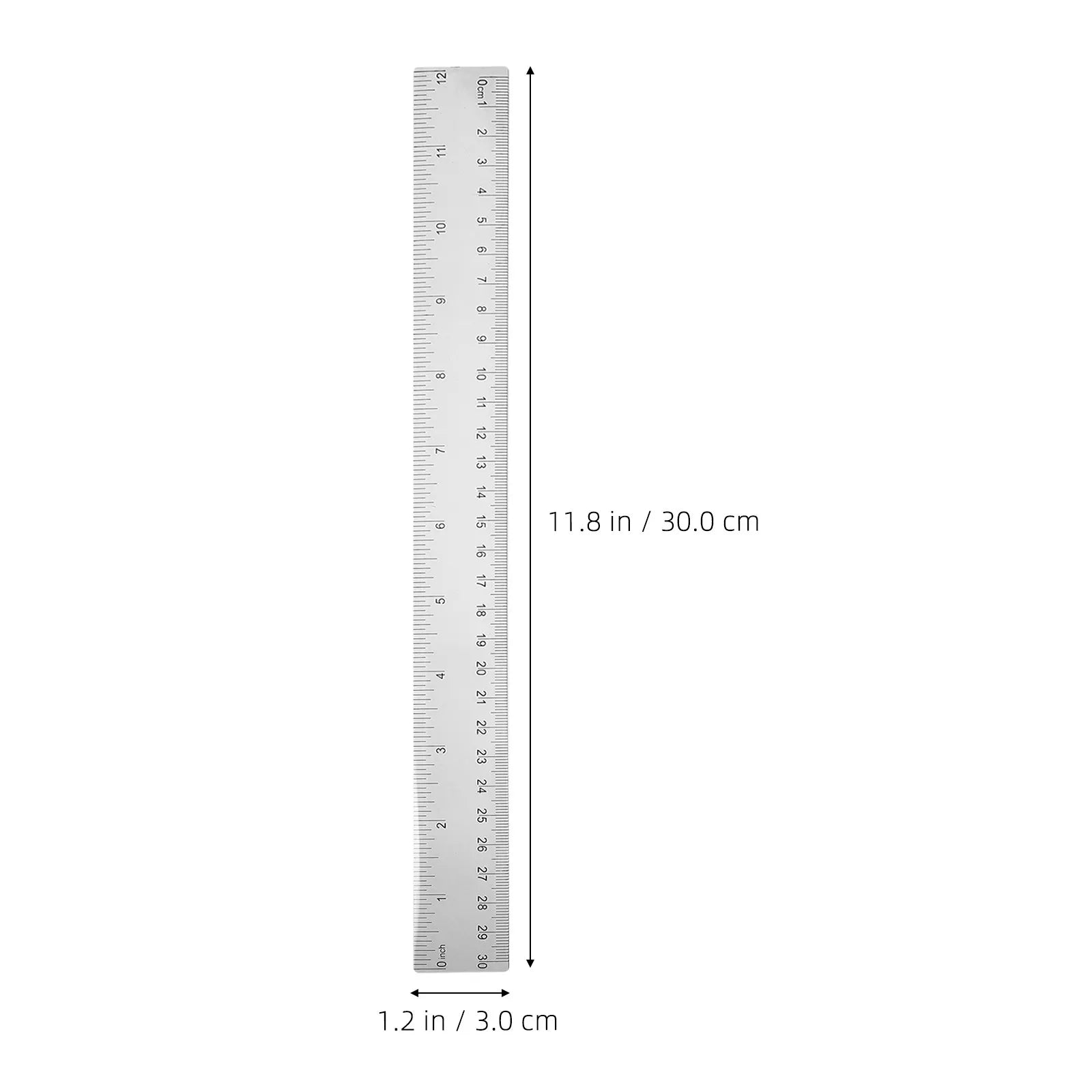 2Sets Geometry Ruler Set Professional Drawing Triangle Protractor Measuring Tool for Students Engineering Architecture Drafting