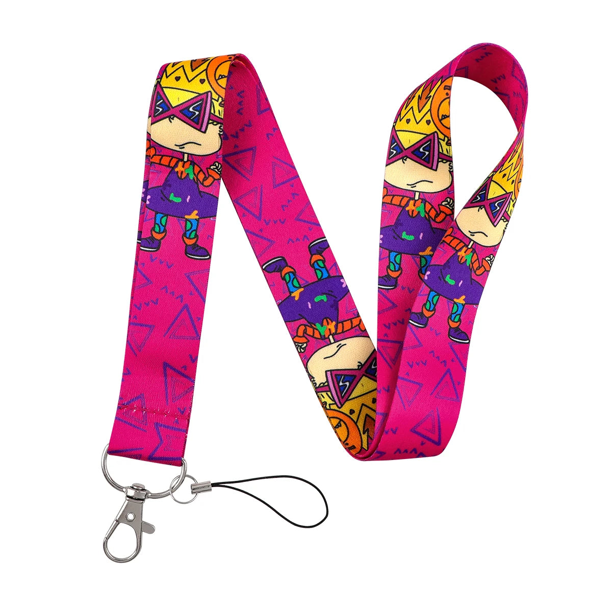 Animated Comedy Lanyard for Key Neck Strap ID Card Cell Phone Strap Badge Holder Hang Rope Keychain Accessories Gifts