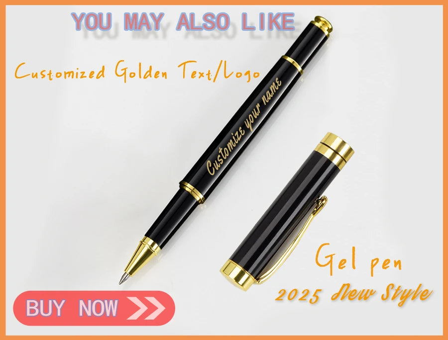 Personalized Luxury Ballpoint Pen Metal School Teacher Gift Supplies Stationery Office Writing Useful Lettering Cute 2025