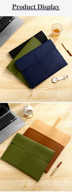 A4 Thick Leather Document Bag, A4 Folder,Business Information Bag, School And Office Supplies, Storage Bag Back To School